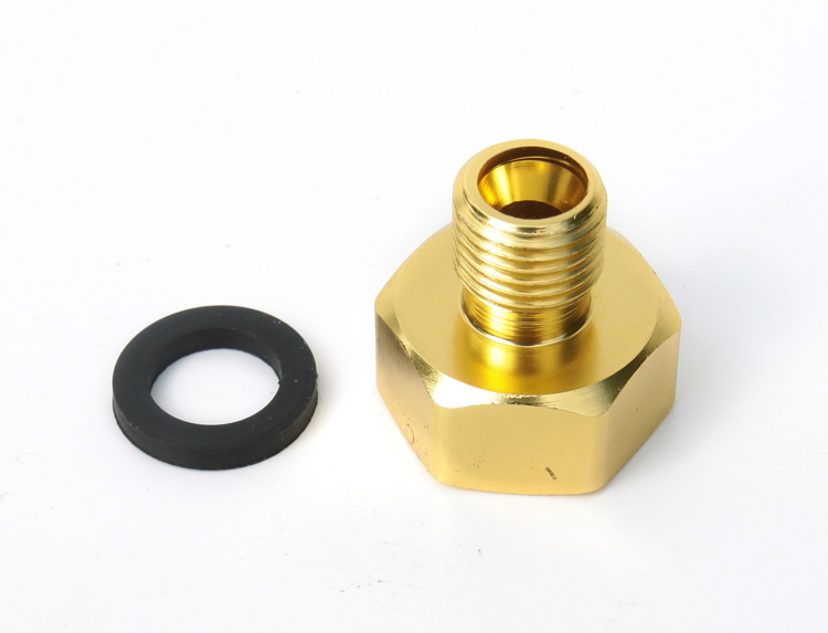 Übergang 1/2 " IG x 1/4 " AG Verbinder Gaskocher Gasherd Gas Schlauch