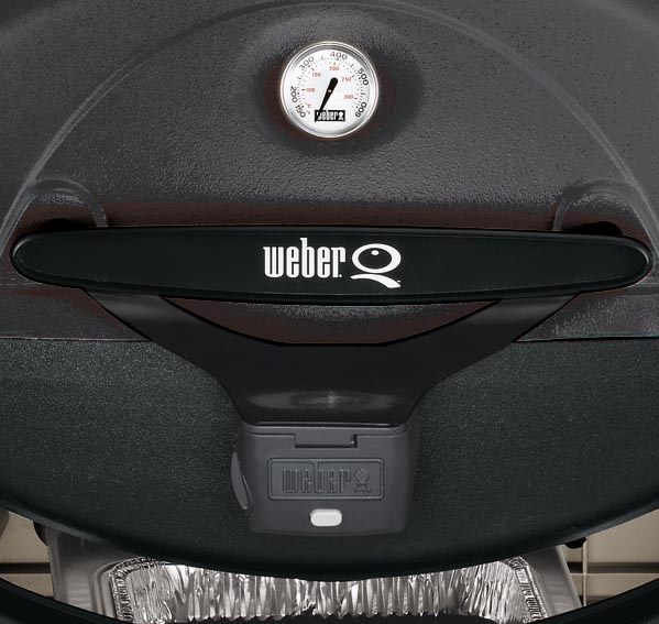 Weber Gasgrill Gas Grill Q 320 Black Line +Abdeckhaube  