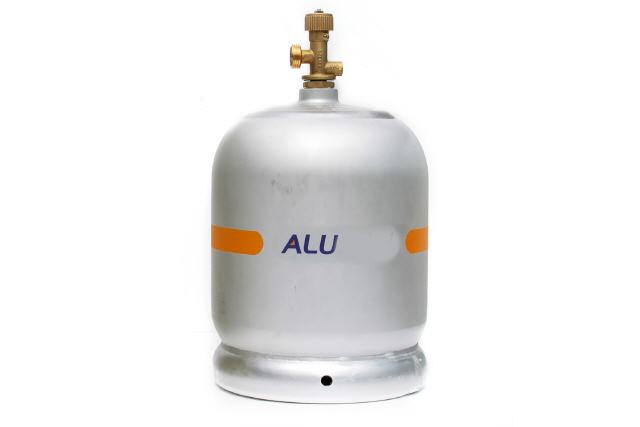 ALU (mini) Propangasflasche / Gasflasche 2 kg